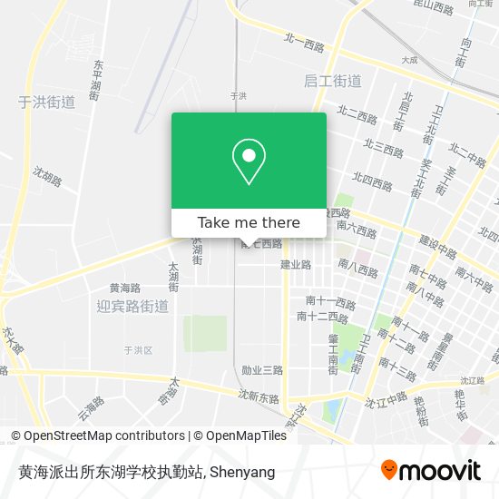 黄海派出所东湖学校执勤站 map