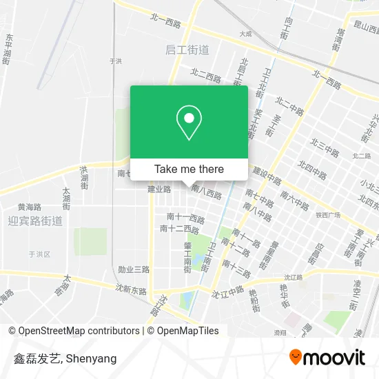 鑫磊发艺 map