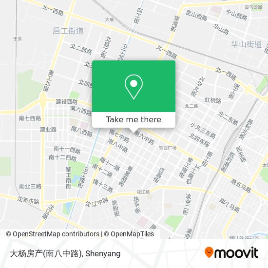 大杨房产(南八中路) map
