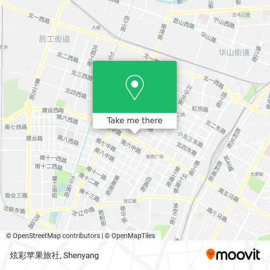 炫彩苹果旅社 map