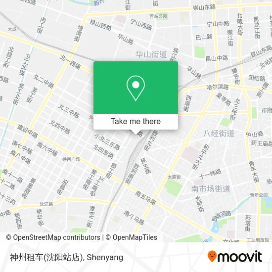 神州租车(沈阳站店) map