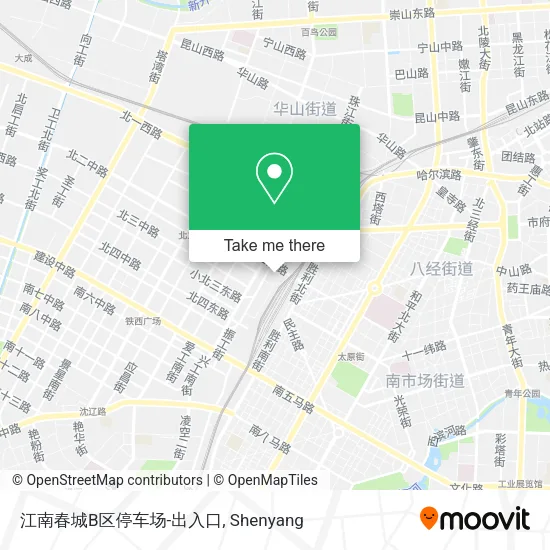 江南春城B区停车场-出入口 map