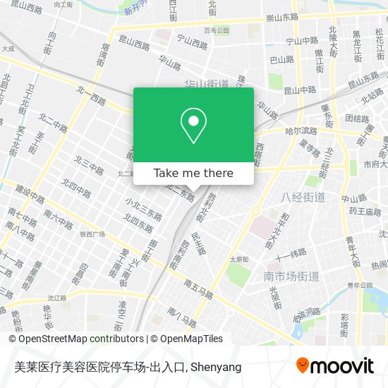美莱医疗美容医院停车场-出入口 map
