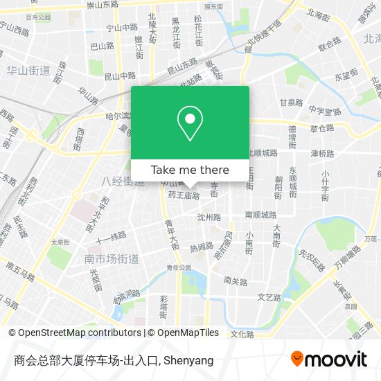 商会总部大厦停车场-出入口 map