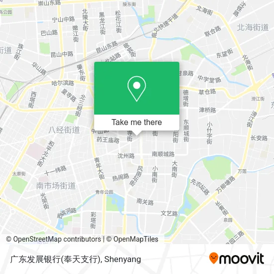 广东发展银行(奉天支行) map