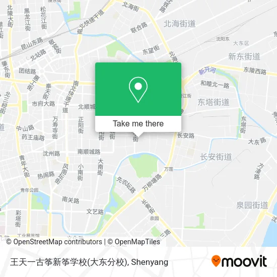 王天一古筝新筝学校(大东分校) map