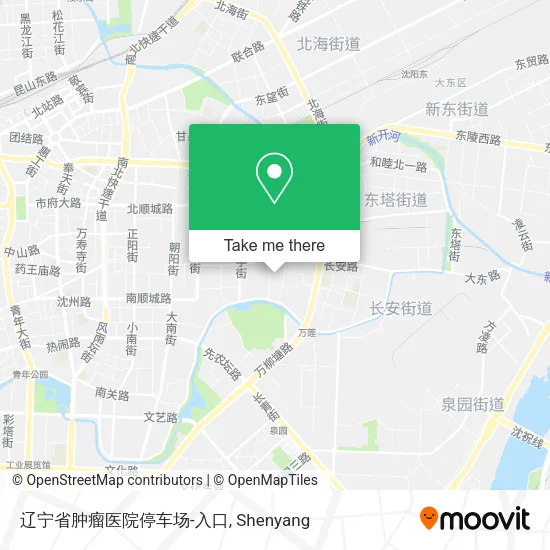 辽宁省肿瘤医院停车场-入口 map