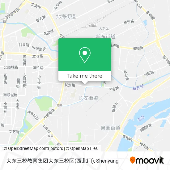 大东三校教育集团大东三校区(西北门) map