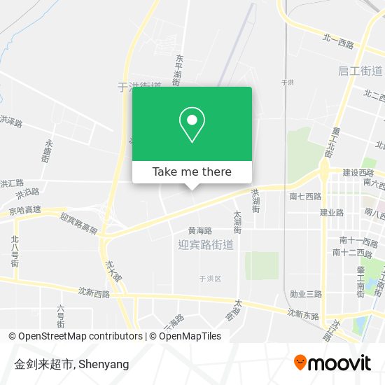 金剑来超市 map