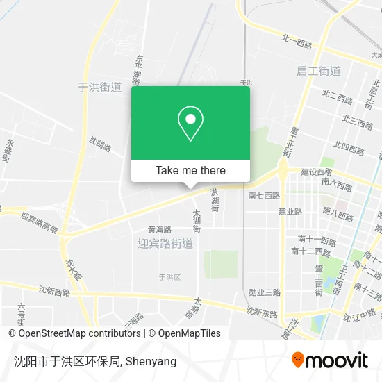 沈阳市于洪区环保局 map