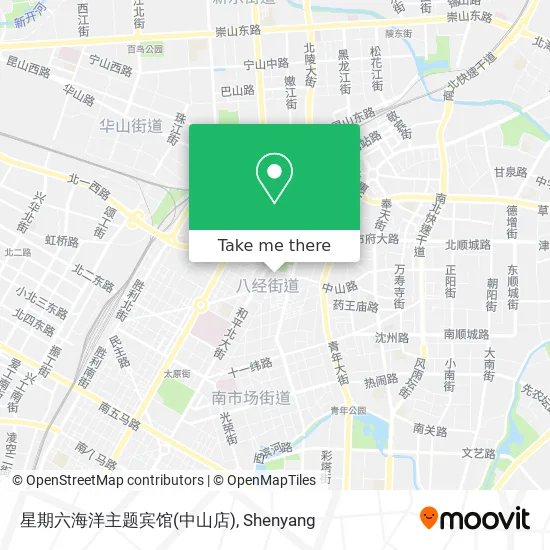 星期六海洋主题宾馆(中山店) map