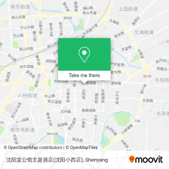 沈阳棠公馆主题酒店(沈阳小西店) map