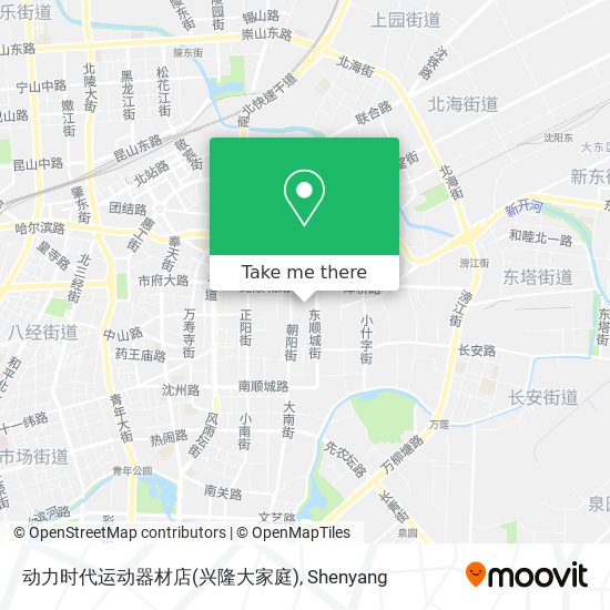 动力时代运动器材店(兴隆大家庭) map