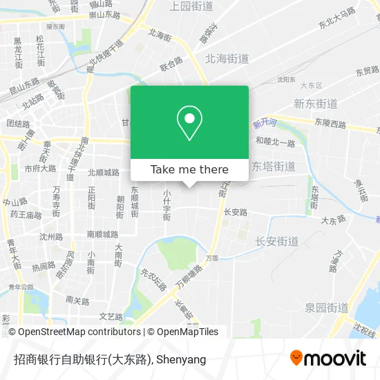 招商银行自助银行(大东路) map