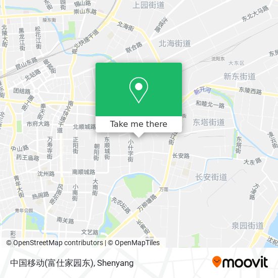 中国移动(富仕家园东) map