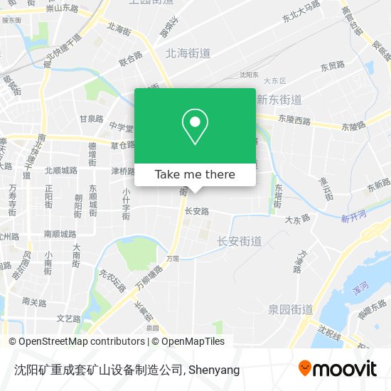 沈阳矿重成套矿山设备制造公司 map