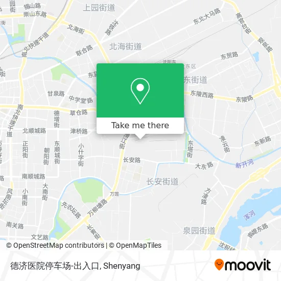 德济医院停车场-出入口 map