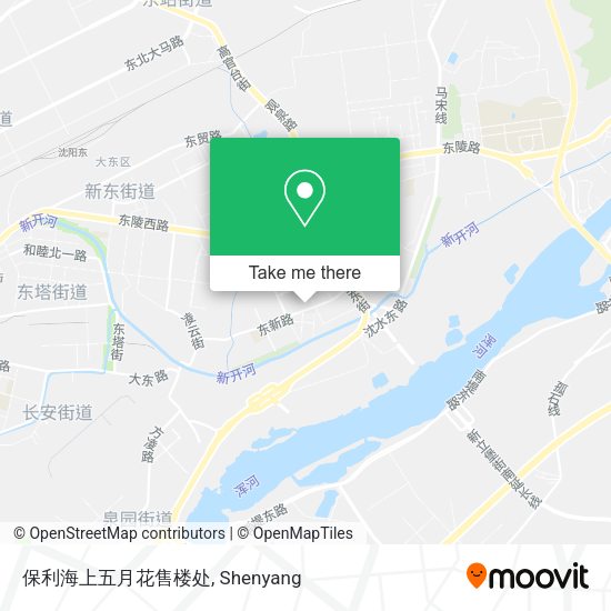 保利海上五月花售楼处 map
