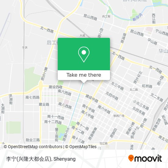 李宁(兴隆大都会店) map