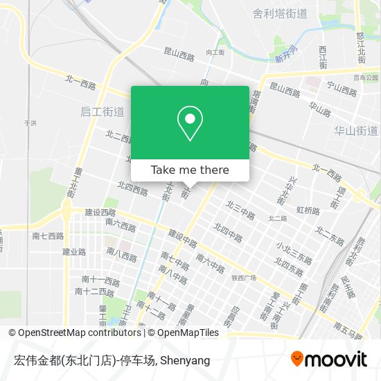 宏伟金都(东北门店)-停车场 map