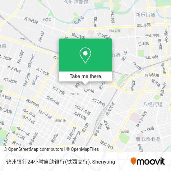 锦州银行24小时自助银行(铁西支行) map