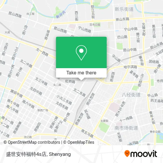 盛世安特福特4s店 map