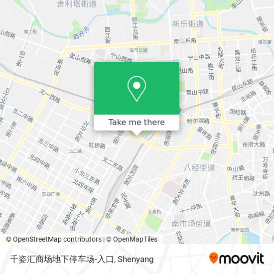 千姿汇商场地下停车场-入口 map