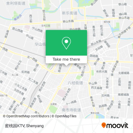 蜜桃园KTV map