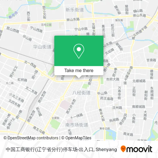 中国工商银行(辽宁省分行)停车场-出入口 map