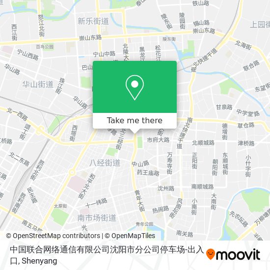 中国联合网络通信有限公司沈阳市分公司停车场-出入口 map