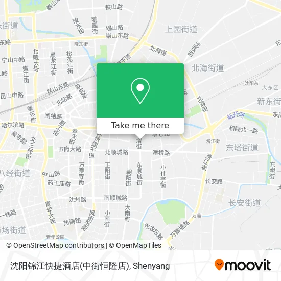 沈阳锦江快捷酒店(中街恒隆店) map