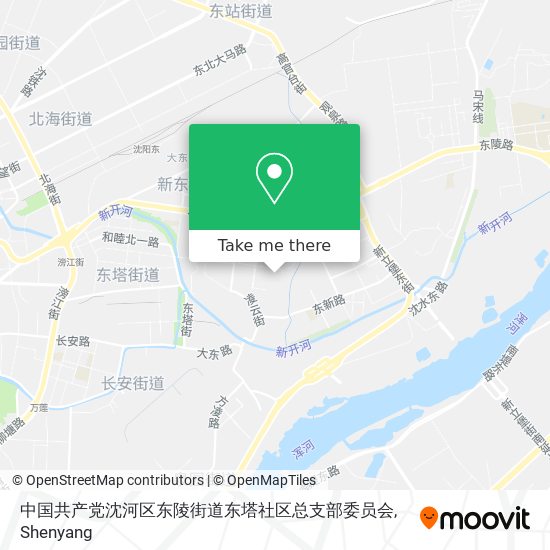 中国共产党沈河区东陵街道东塔社区总支部委员会 map