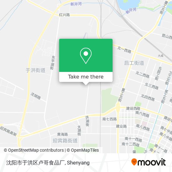 沈阳市于洪区卢哥食品厂 map
