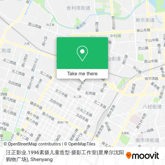 汪正影业.1996素摄儿童造型·摄影工作室(星摩尔沈阳购物广场) map