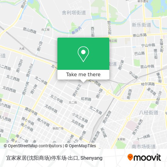 宜家家居(沈阳商场)停车场-出口 map