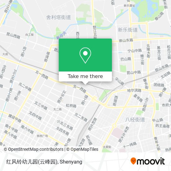 红风铃幼儿园(云峰园) map