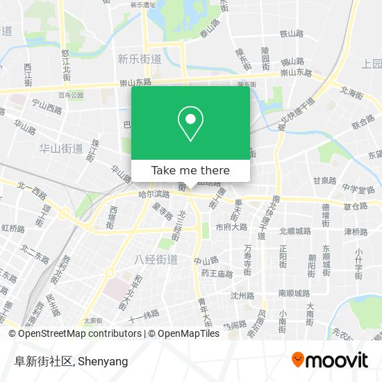 阜新街社区 map