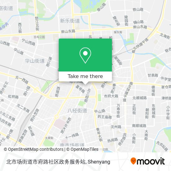 北市场街道市府路社区政务服务站 map