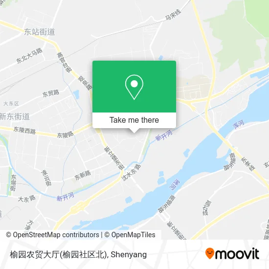 榆园农贸大厅(榆园社区北) map