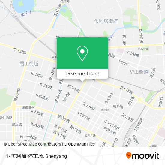 亚美利加-停车场 map