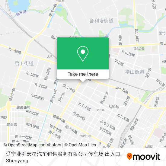 辽宁业乔宏星汽车销售服务有限公司停车场-出入口 map