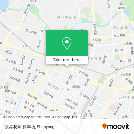 景星花园-停车场 map