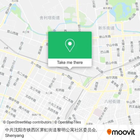 中共沈阳市铁西区霁虹街道黎明公寓社区委员会 map