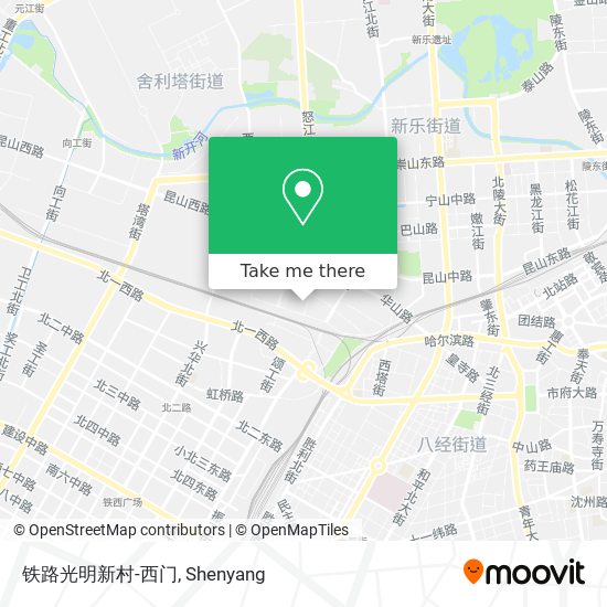 铁路光明新村-西门 map