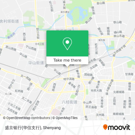 盛京银行(华信支行) map