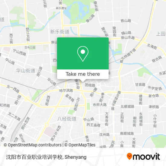 沈阳市百业职业培训学校 map