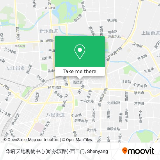 华府天地购物中心(哈尔滨路)-西二门 map