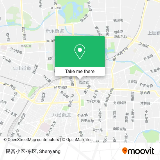 民富小区-东区 map