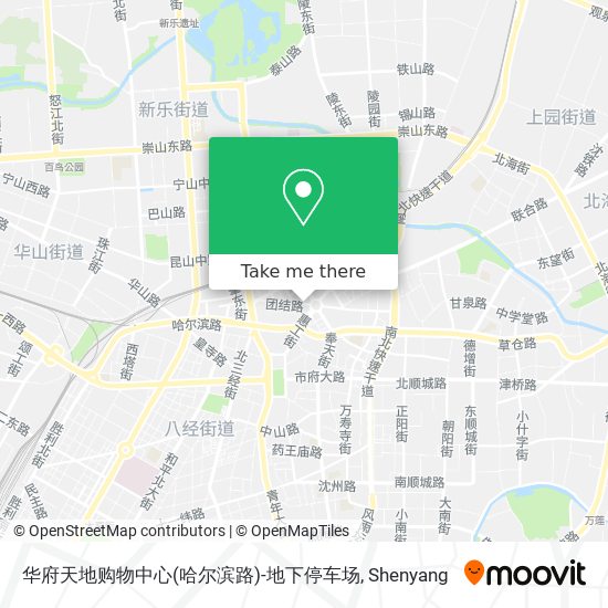 华府天地购物中心(哈尔滨路)-地下停车场 map