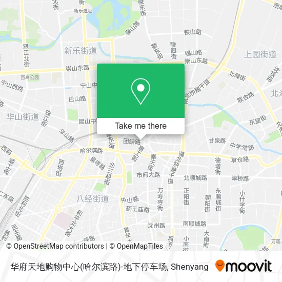 华府天地购物中心(哈尔滨路)-地下停车场 map